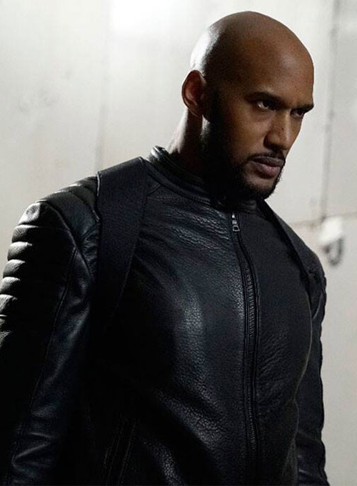 Henry Simmons Agents Of S.H.I.E.L.D Leather Jacket - Click Image to Close