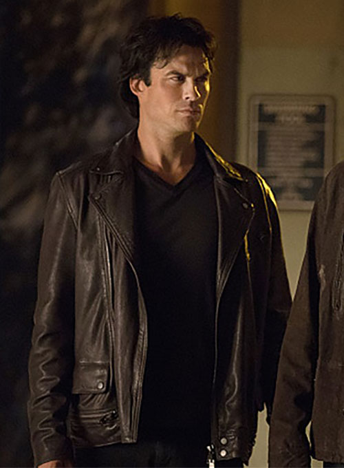 Ian Somerhalder The Vampire Diaries Leather Jacket