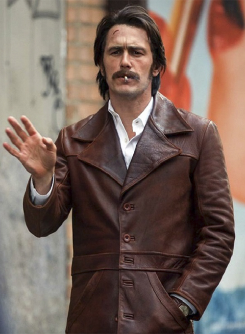 James Franco The Deuce Leather Blazer