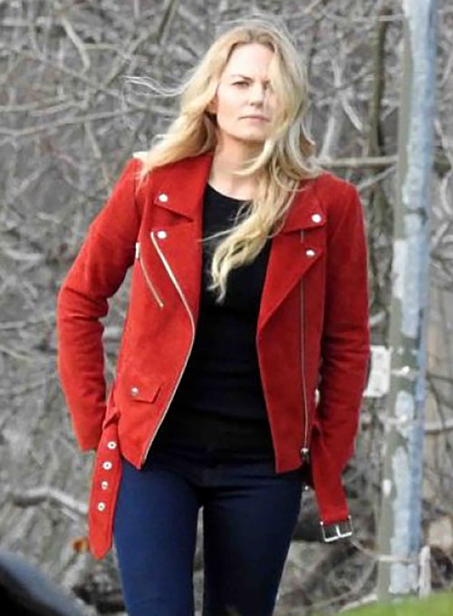 Jennifer Morrison Once Upon A Time Leather Jacket #1 - Click Image to Close