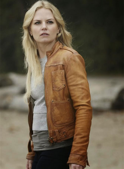 Jennifer Morrison Once Upon A Time Leather Jacket #2 - Click Image to Close