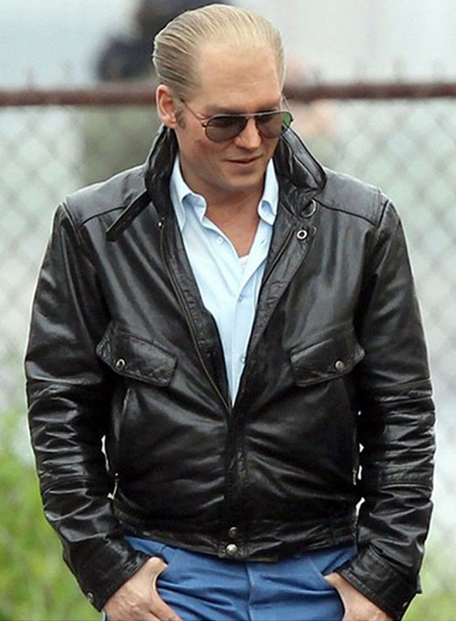 Johnny Depp Black Mass Leather Jacket