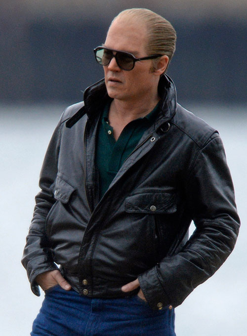 Johnny Depp Black Mass Leather Jacket