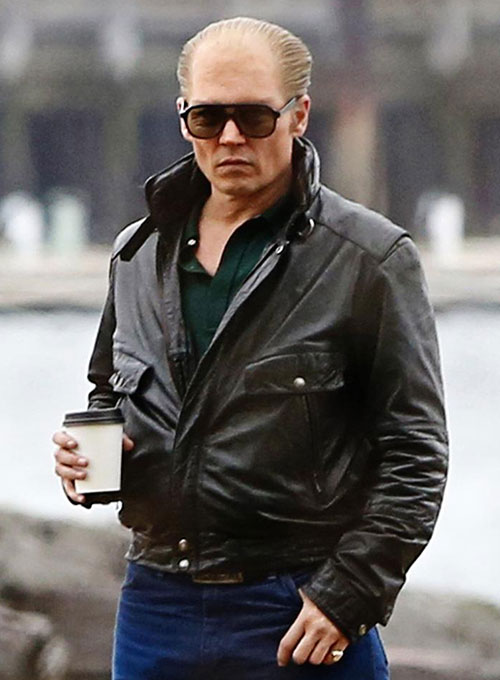 Johnny Depp Black Mass Leather Jacket