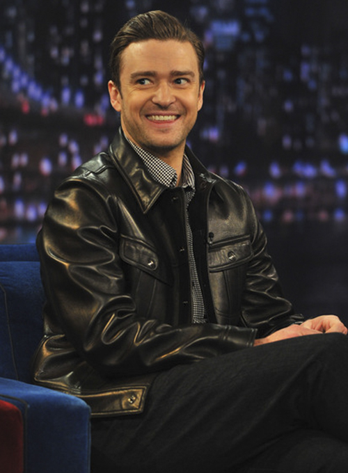 Justin Timberlake Leather Jacket - Click Image to Close