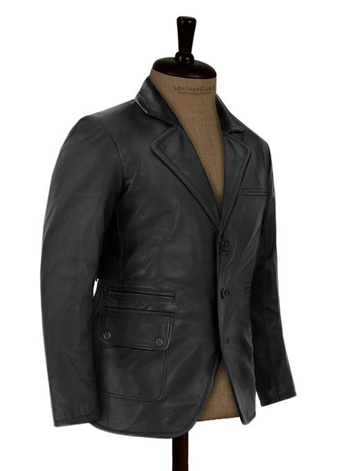 Jean-Claude Van Damme Until Death Leather Blazer