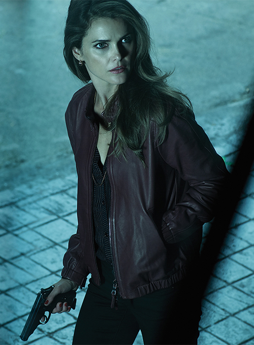 Keri Russell The Americans Leather Jacket