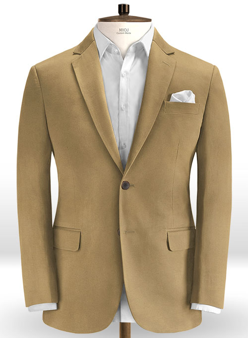 Khaki Stretch Chino Jacket