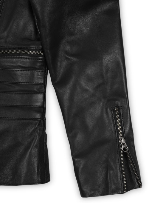 Leather Biker Jacket # 529