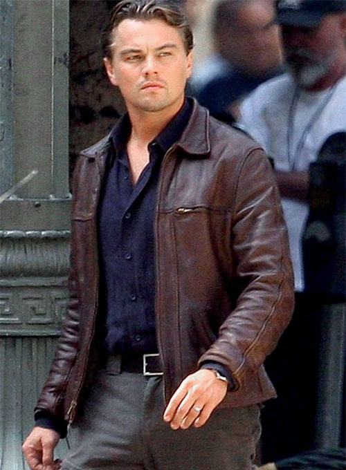 Leonardo DiCaprio Inception Leather Jacket