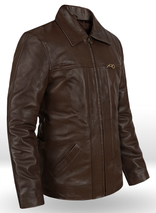 Leonardo DiCaprio Inception Leather Jacket - Click Image to Close
