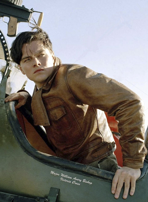 Leonardo DiCaprio The Aviator Leather Jacket - Click Image to Close
