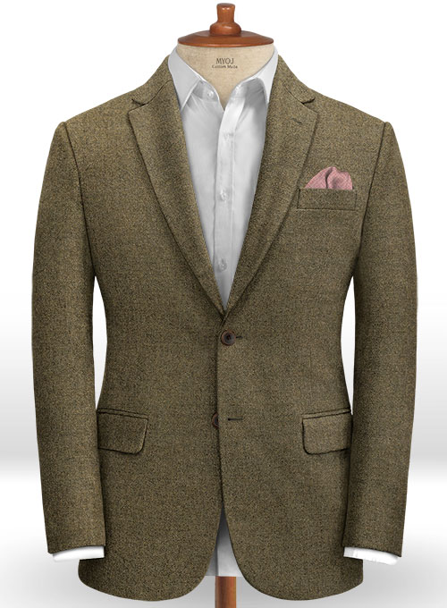 Light Weight Rust Brown Tweed Jacket