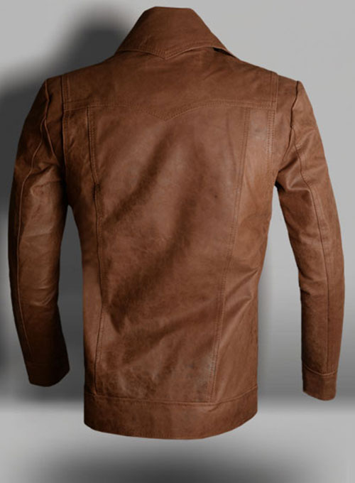 Lt Tan Hide X Men Days of Future Past Leather Jacket