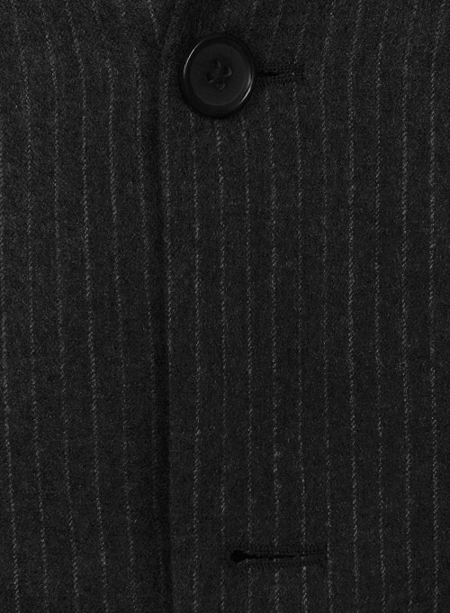 Light Weight Black Stripe Tweed Jacket