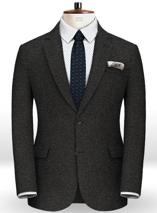 Light Weight Hamburg Charcoal Tweed Jacket