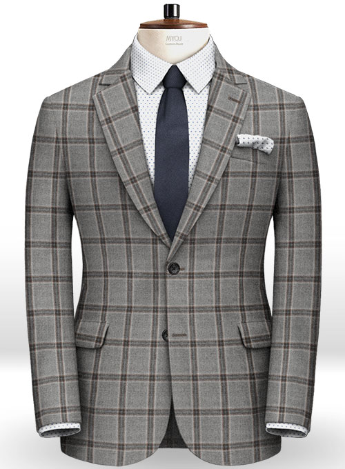 Light Weight Southrail Gray Tweed Jacket