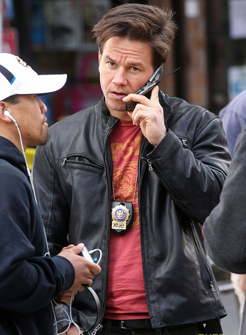 Mark Wahlberg The Other Guys Leather Jacket