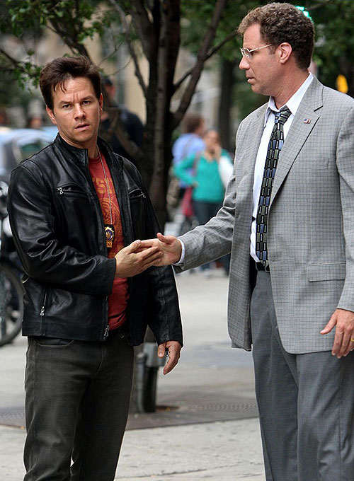 Mark Wahlberg The Other Guys Leather Jacket - Click Image to Close