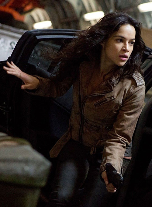 Michelle Rodriguez Furious 7 Leather Jacket