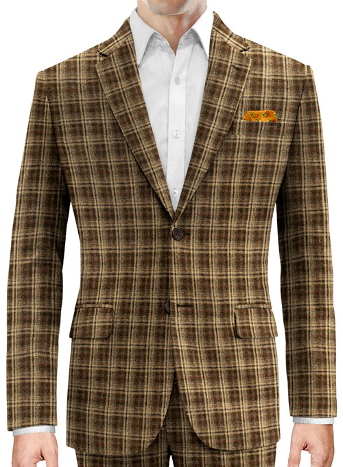 Midlands Brown Tweed Jacket - Click Image to Close
