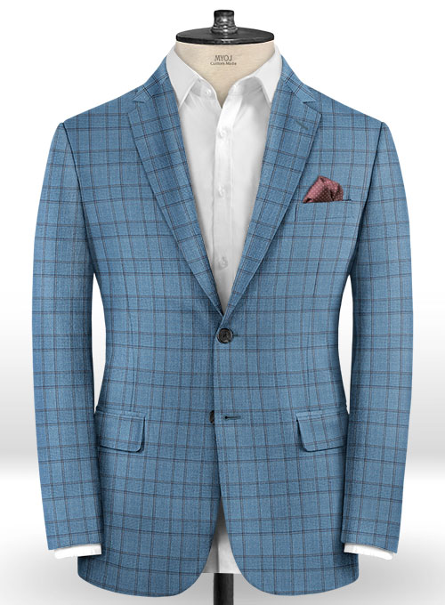 Napolean Corro Blue Wool Jacket