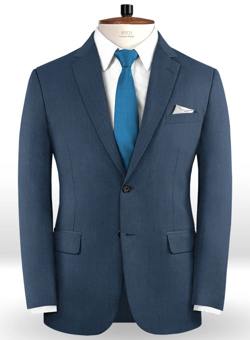 Napolean Flat Blue Wool Jacket