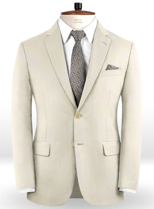 Napolean Ivory Wool Jacket