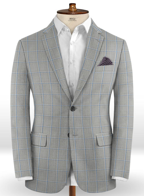 Napolean Aria Light Gray Wool Jacket