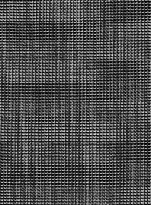 Napolean Dark Gray Pinhead Wool Jacket - Click Image to Close