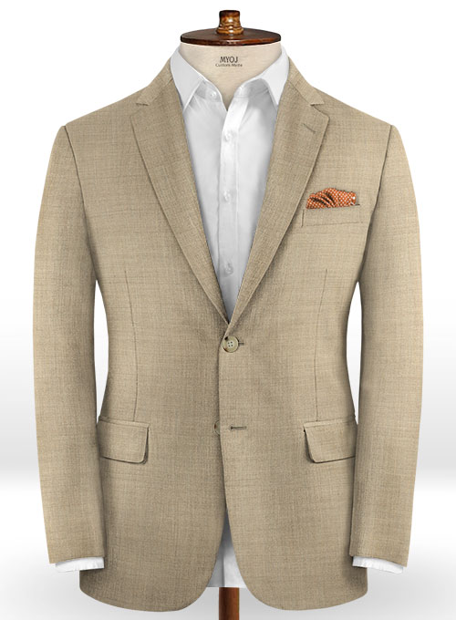 Napolean Melange Khaki Wool Jacket