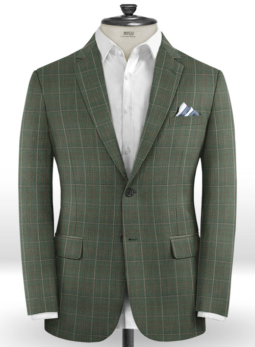 Napolean Nalda Green Wool Jacket