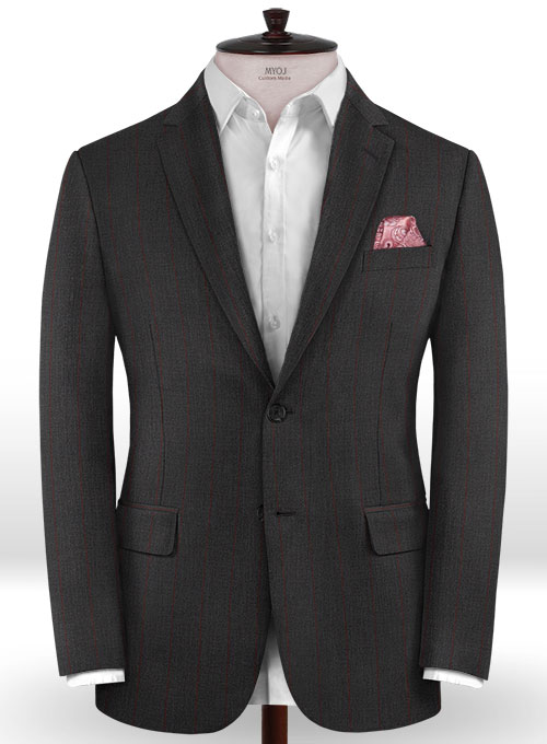 Napolean Rodrio Charcoal Wool Jacket