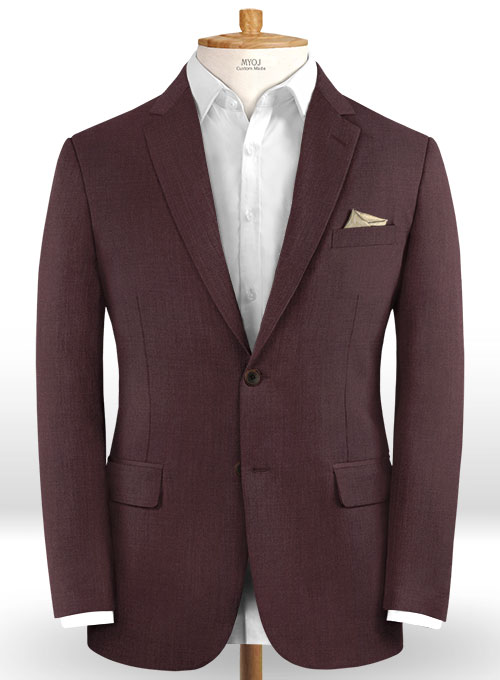 Napolean Wine Wool Jacket