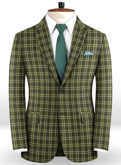 Napolean Poker Green Wool Jacket