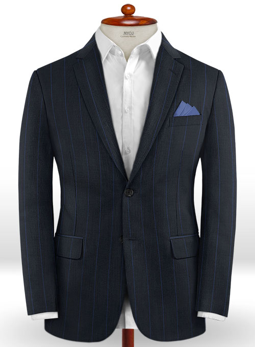 Napolean Rodrio Blue Wool Jacket