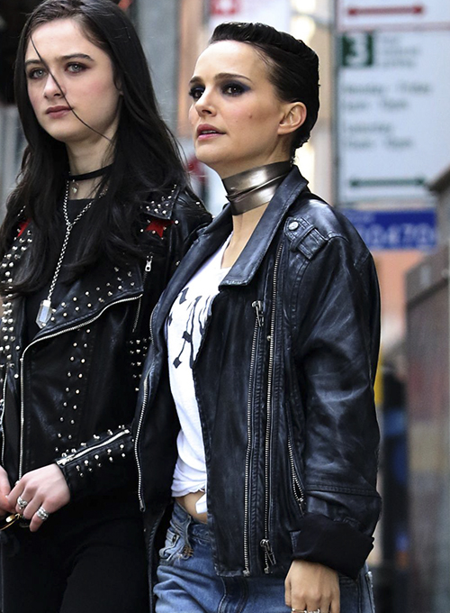 Natalie Portman Vox Lux Leather Jacket #1