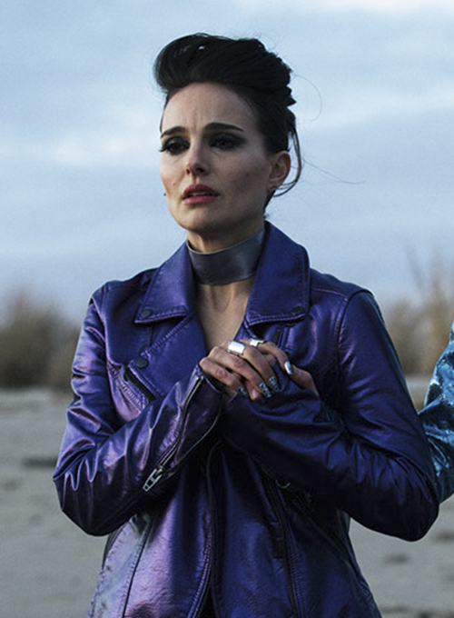 Natalie Portman Vox Lux Leather Jacket #2 - Click Image to Close