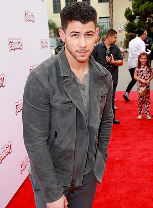 Nick Jonas Leather Jacket #2