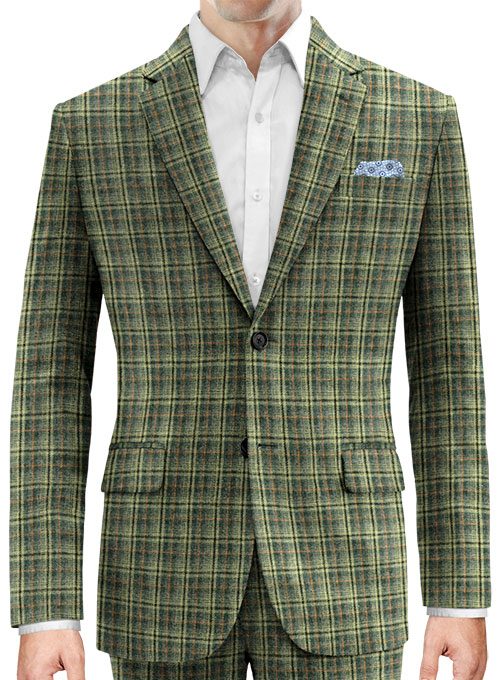 Norfolk Green Tweed Jacket - Click Image to Close