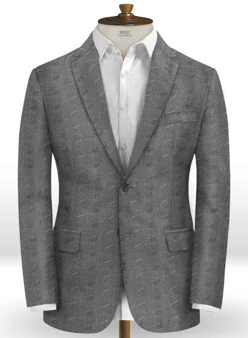 Pieri Gray Wool Jacket