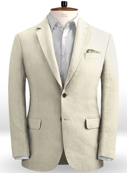 Pure Barn Beige Linen Jacket