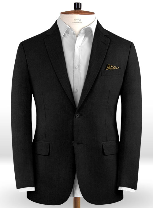 Reda Black Pure Wool Jacket