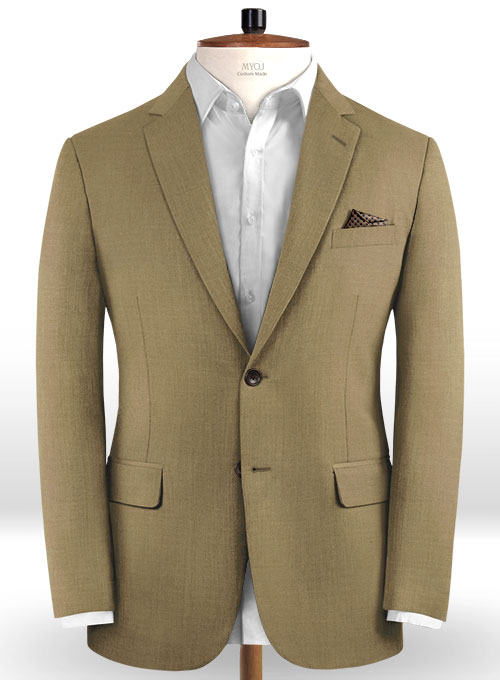 Reda Dark Beige Pure Wool Jacket