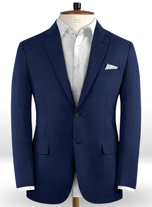 Reda Royal Blue Pure Wool Jacket