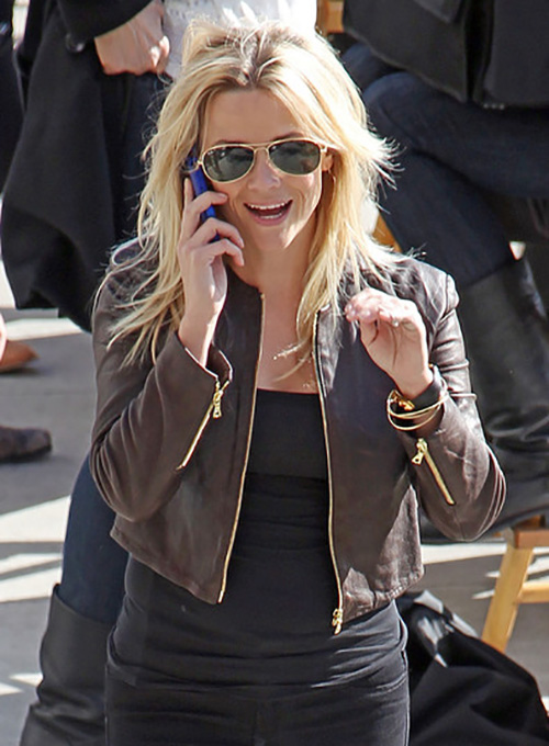 Reese Witherspoon This Means War Leather Jacket - Click Image to Close