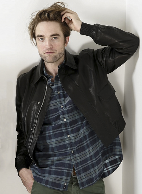 Robert Pattinson Leather Jacket #1 - Click Image to Close