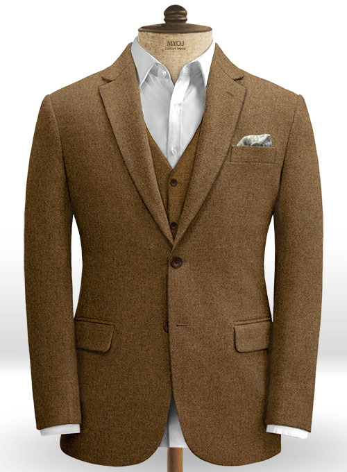 Royal Brown Heavy Tweed Jacket