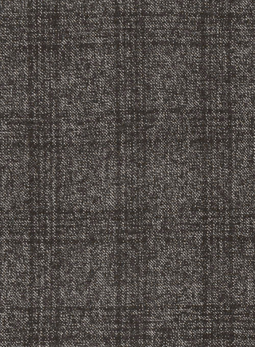 Saga Charcoal Feather Tweed Jacket - Click Image to Close