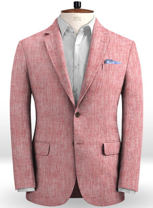 Solbiati Rose Linen Jacket